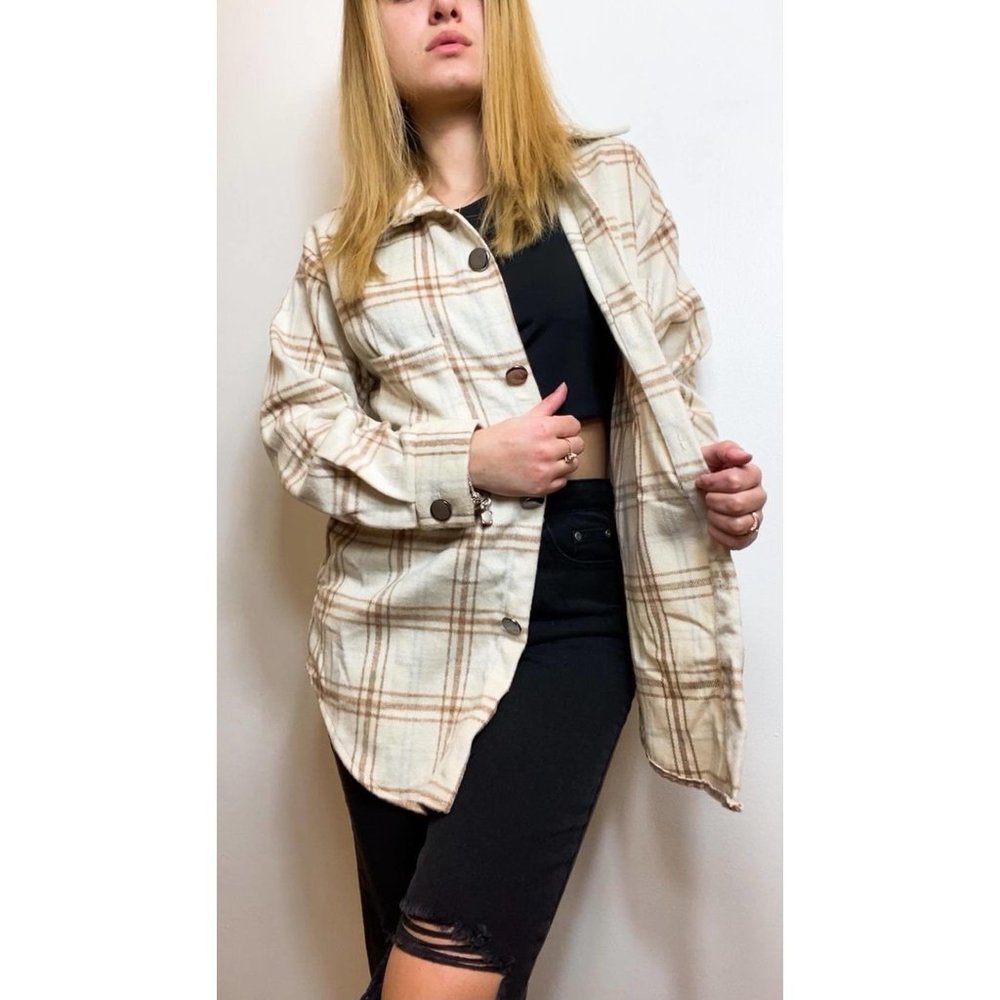 NUDE BUTTONED SHIRT